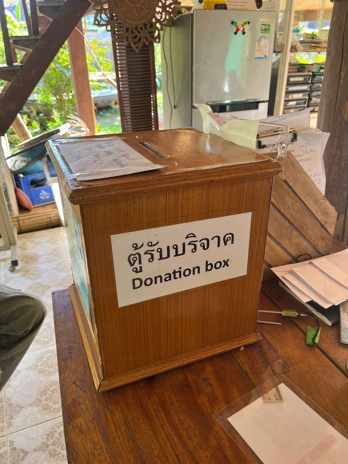 donation box
